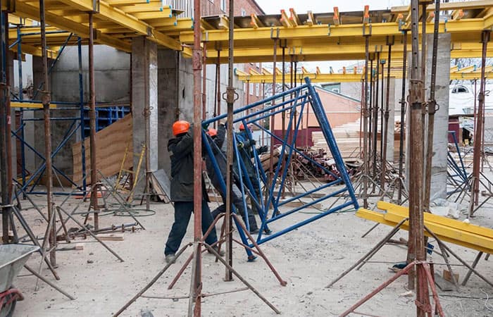 Industrial facility aerial view